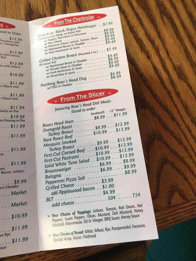 Menu at Southside Grille & Deli restaurant, Ocean City