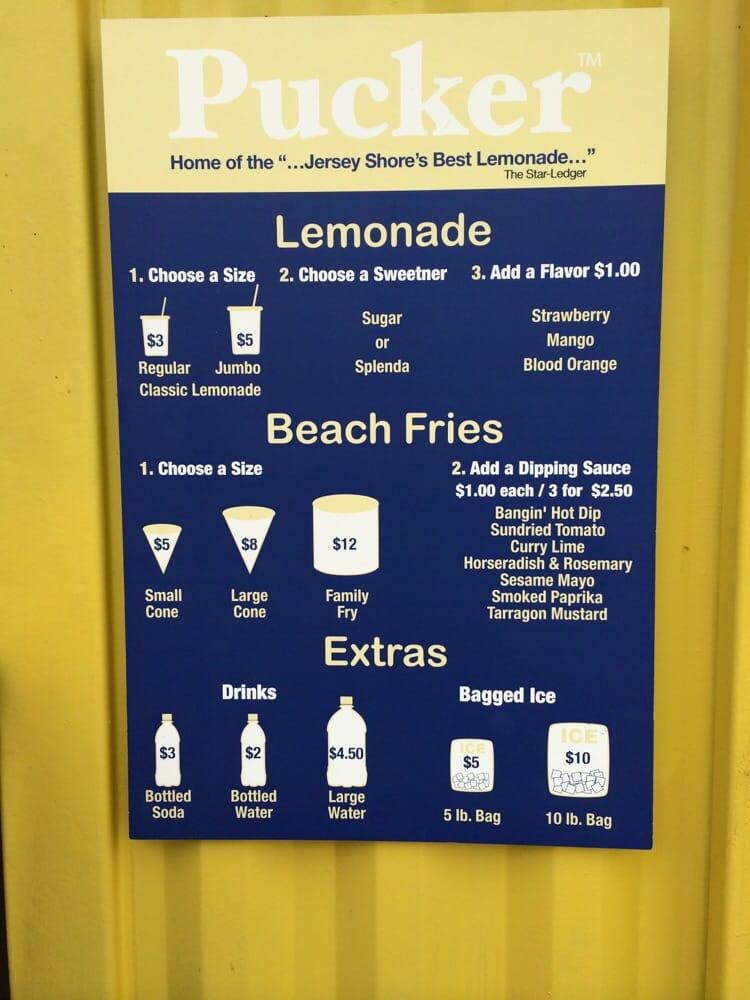 PuCker LemOnades & BeAchFries