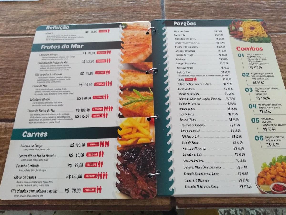Bar do Pedro cardápio