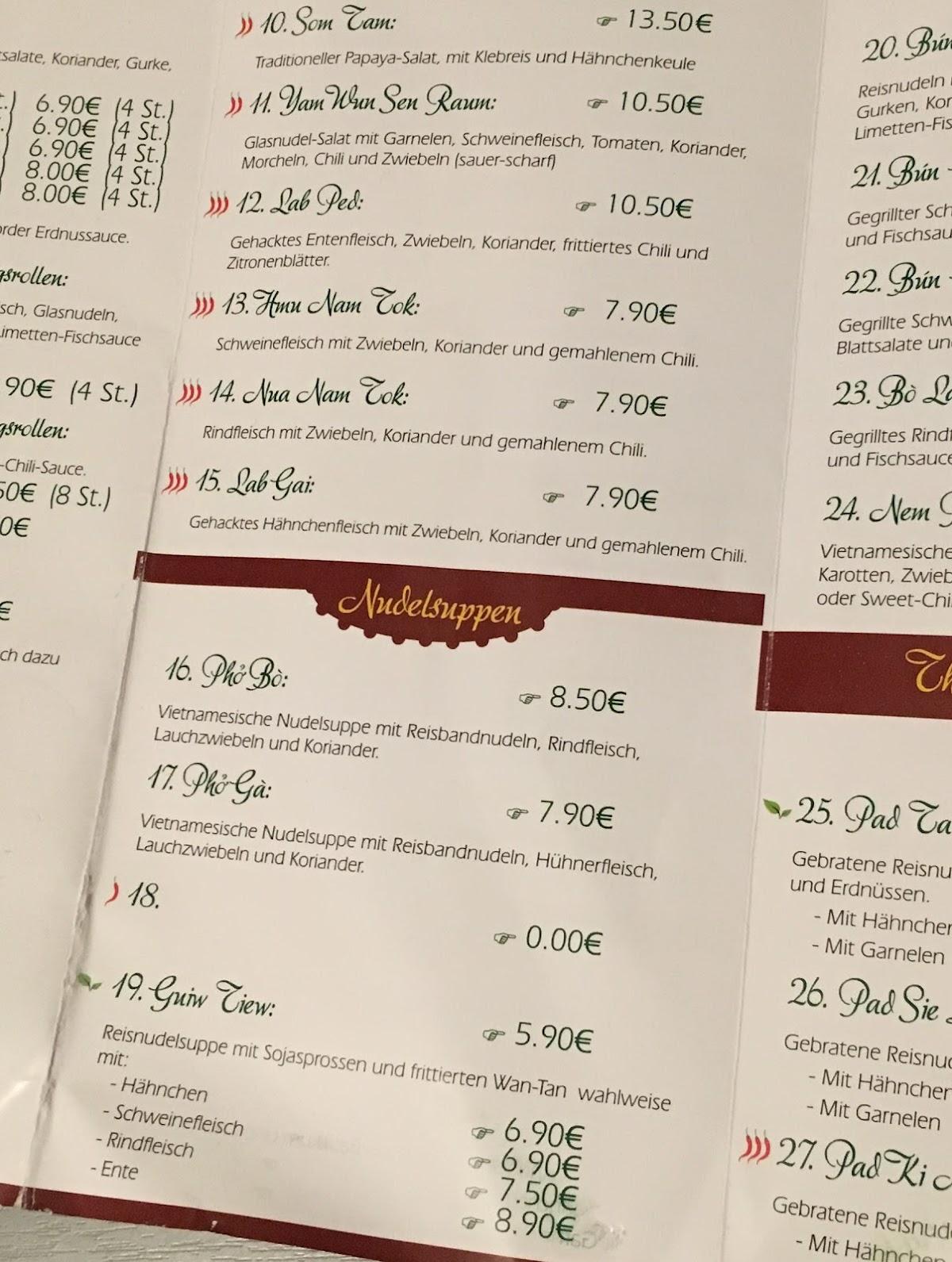 Speisekarte von Street Kitchen Chili restaurant, Ludwigshafen am Rhein