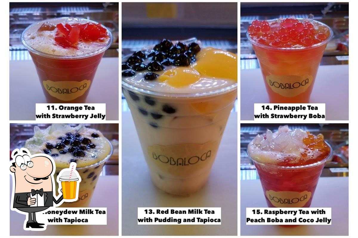 Bobaloca Bubble Tea and Coffee House in West New York Restaurant menu