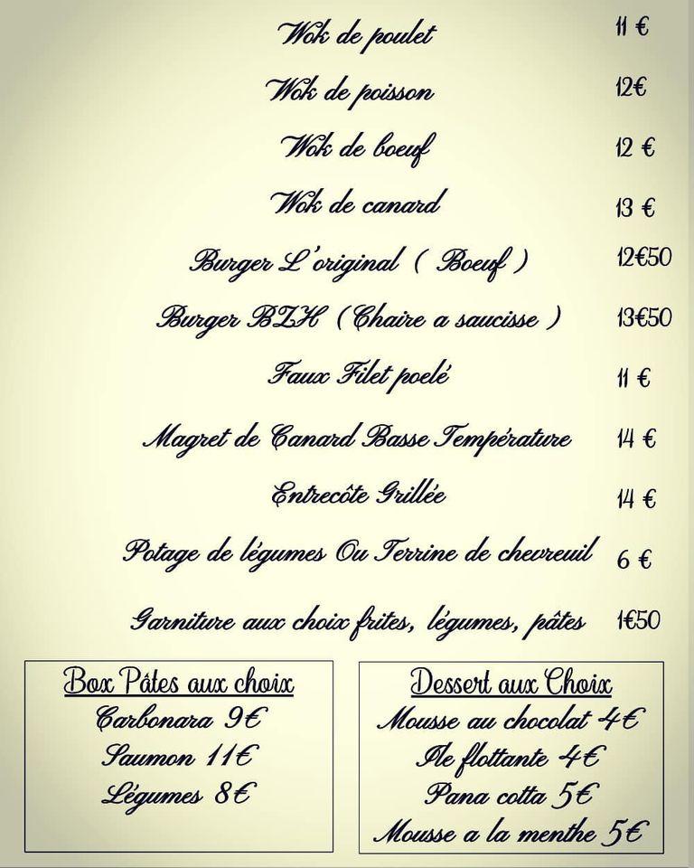 Menu at Le Père Golven restaurant, Taupont, 21 Av. du Porhoët