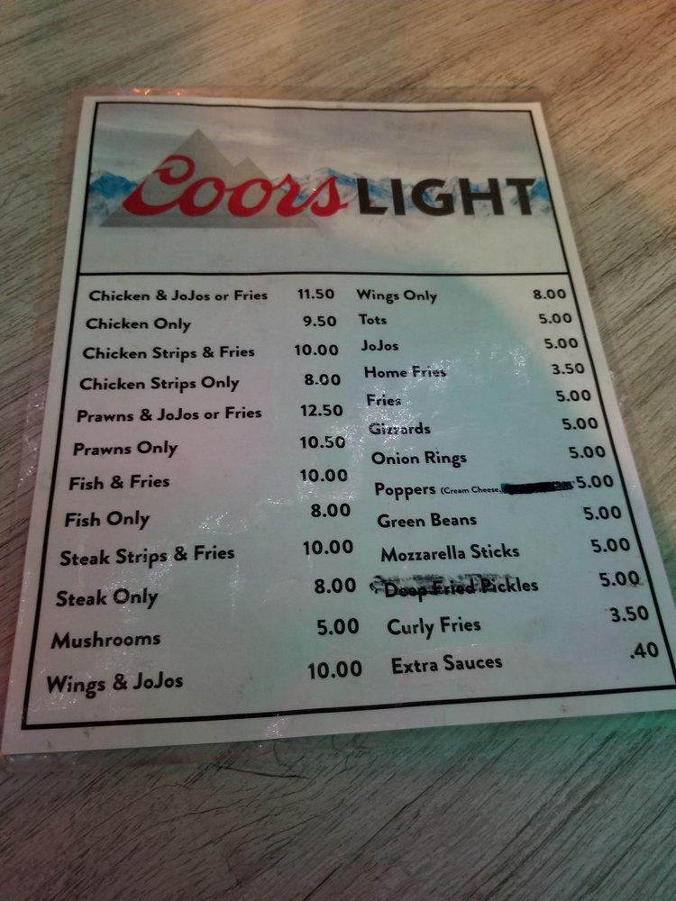 Menu at Bob's Tavern pub & bar, Shelton