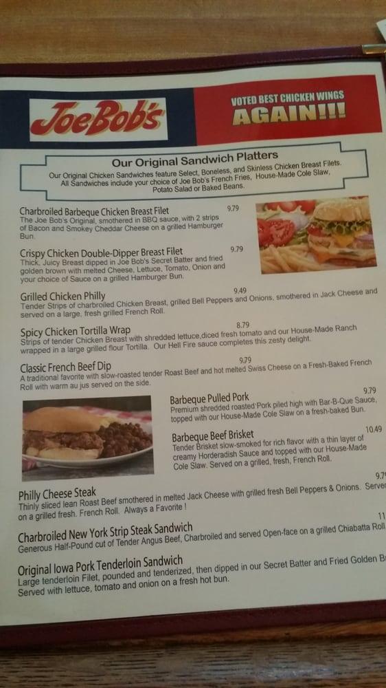 Menu at Joe Mama's Kitchen & Bar, Reno