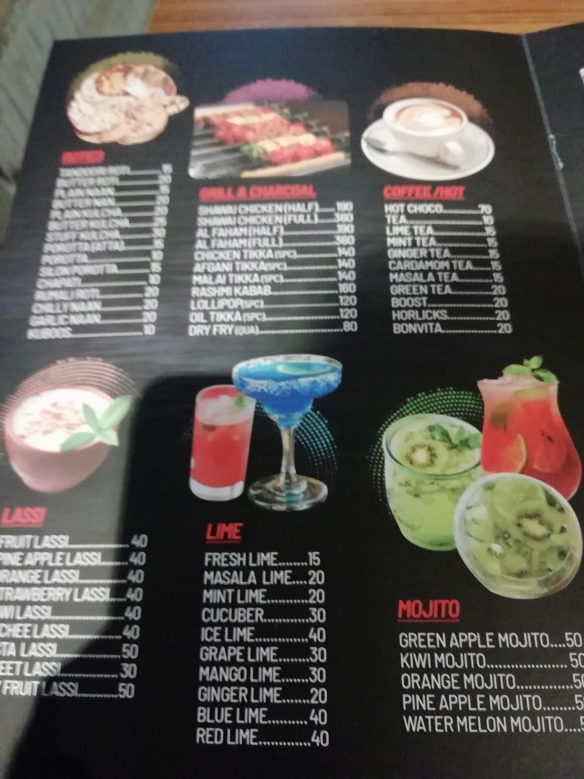 Menu at Sahara Hot food Restaurant & Catering, Chakkarakkal