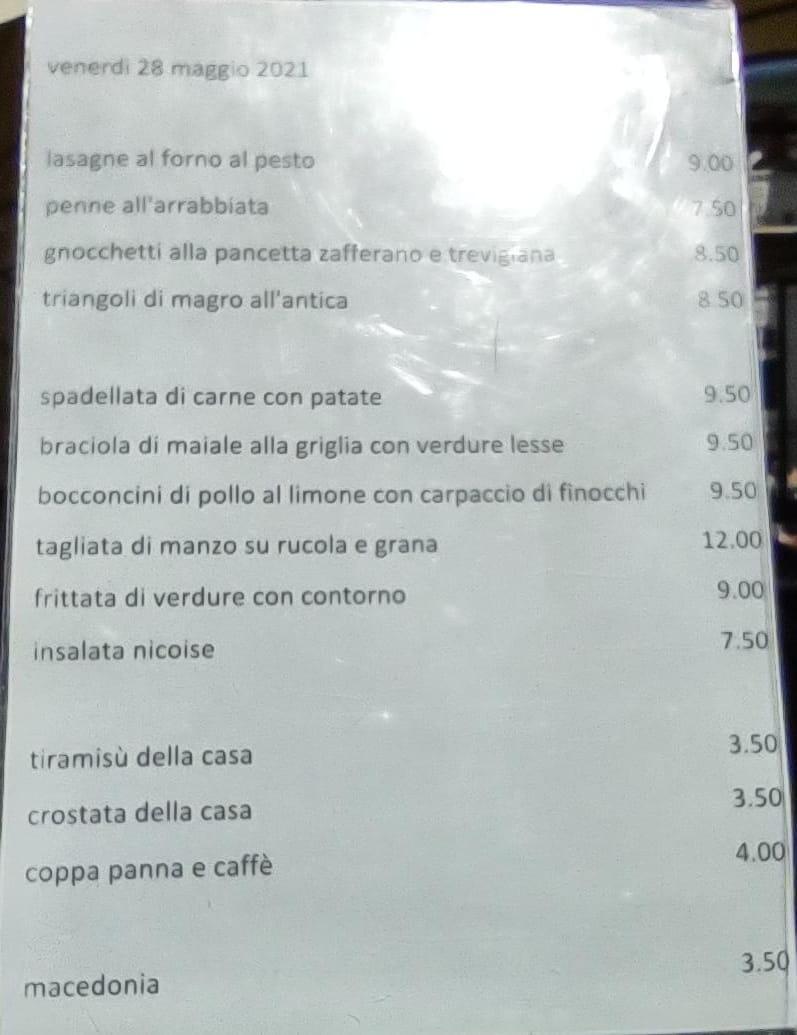 Menu di O 