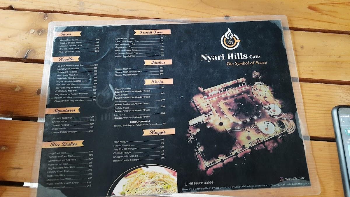 Menu At Nyari Hills Cafe Rajkot