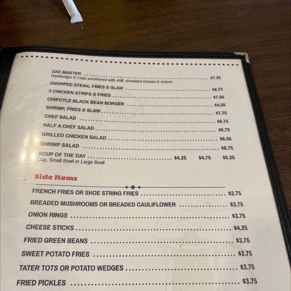 Midtown Diner Menu