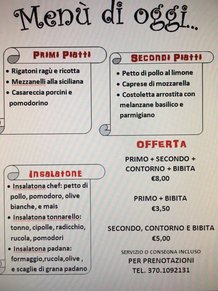 Menu di Taverna 69 