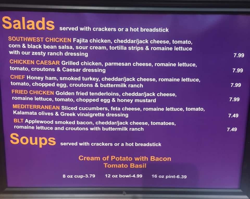 Carta del restaurante Up Down Eatery and Coffeehouse, Columbus