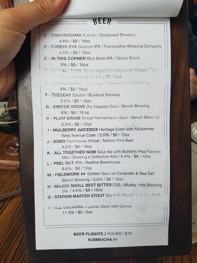 Menu at Brux House Craft Beer & Kitchen restaurant, Hamilton