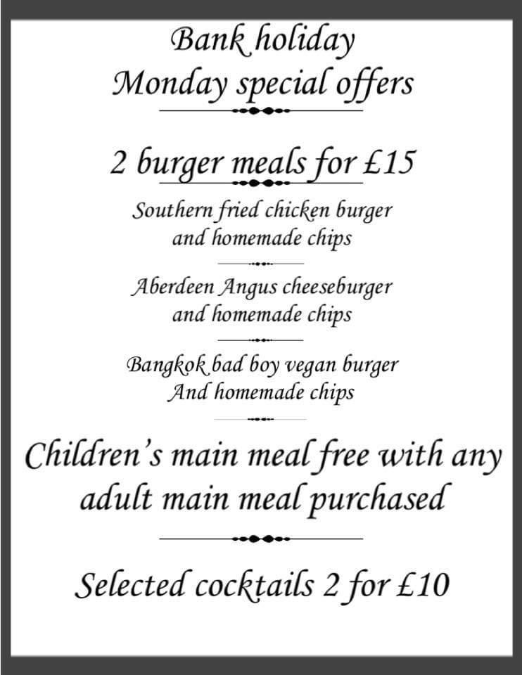 Menu at The Hotel pub & bar, Chepstow