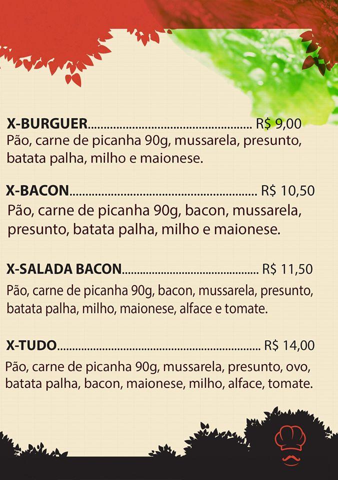 Bar Do Turco cardápio