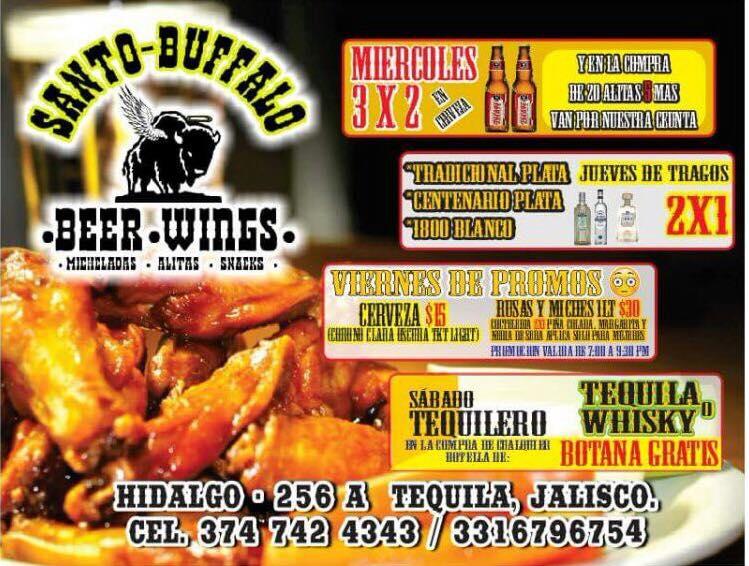 SANTO BUFALO WINGS restaurant, Tequila - Restaurant reviews