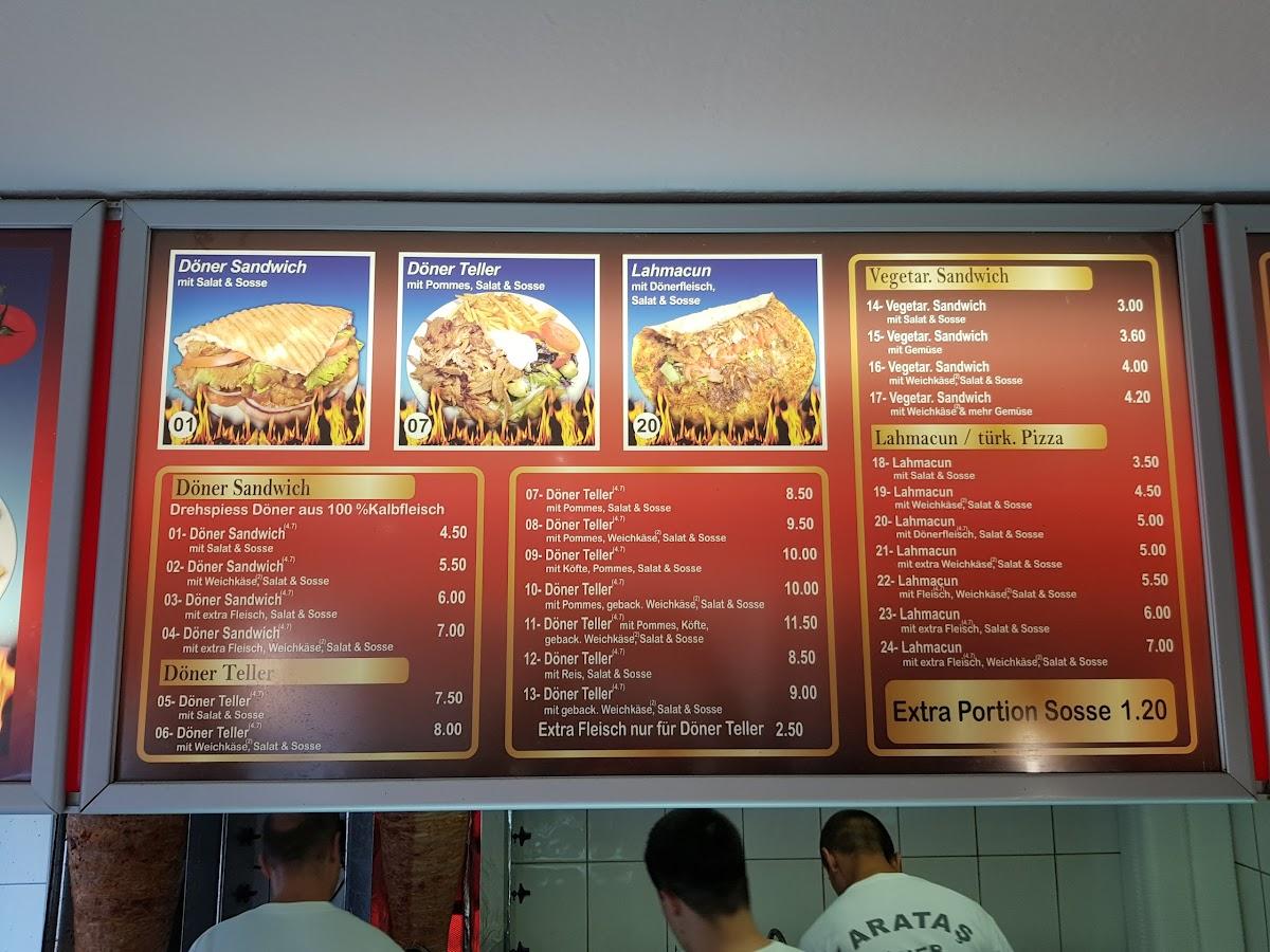 Speisekarte Hasan’S Baba Döner In Frankfurt Am Main – GNKQ