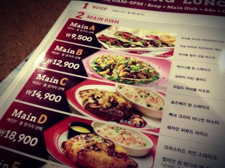 Menu At T.G.I. Friday's Pub & Bar, Busan, 772