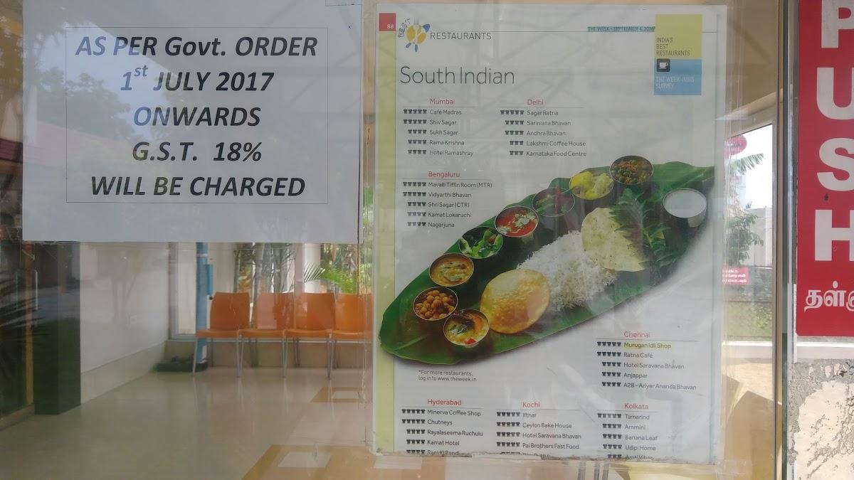 Menu At Murugan Idli Shop Kaveripakkam Mbt Rd