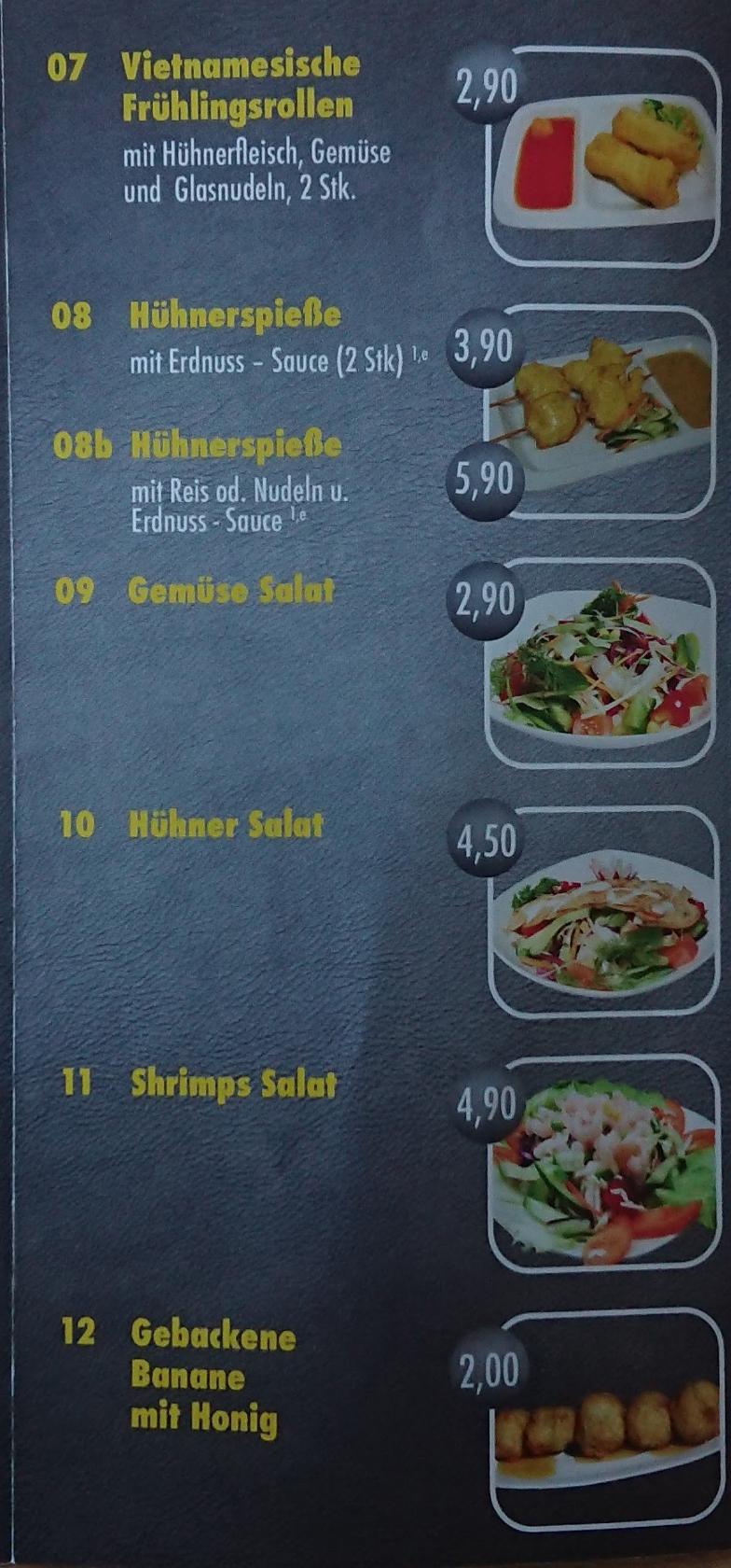 Speisekarte von Asia Gourmet restaurant, Hameln