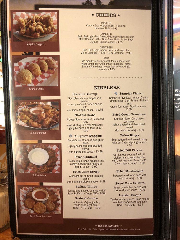 Menu at Catfish Country Restaurant, Bartow