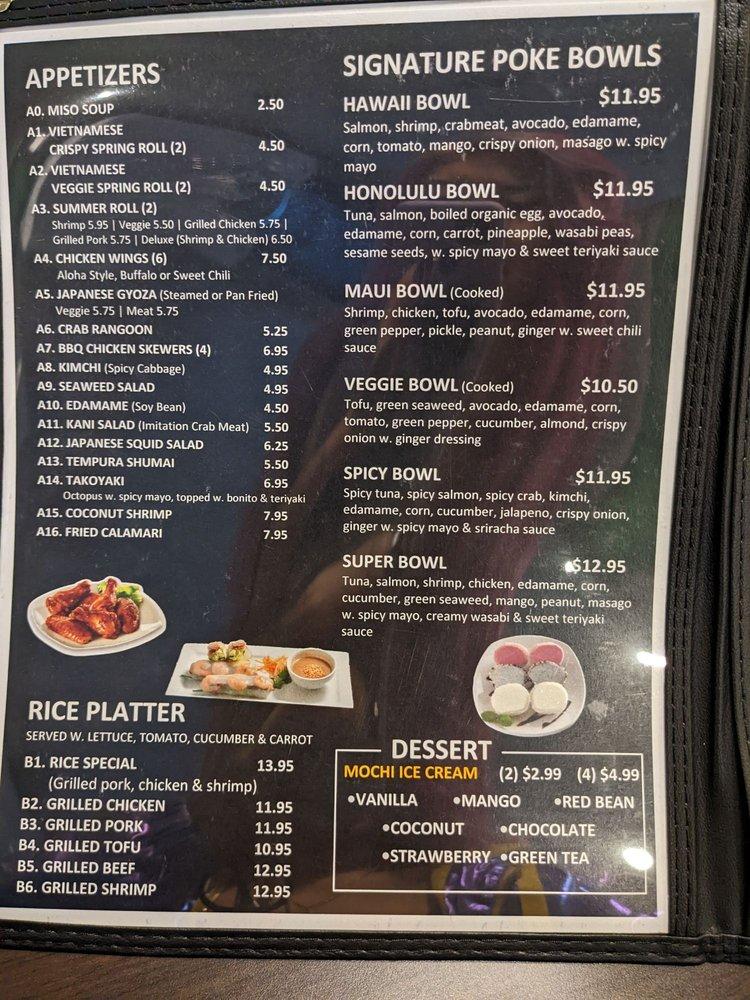 Menu at Aloha pub & bar, Quakertown