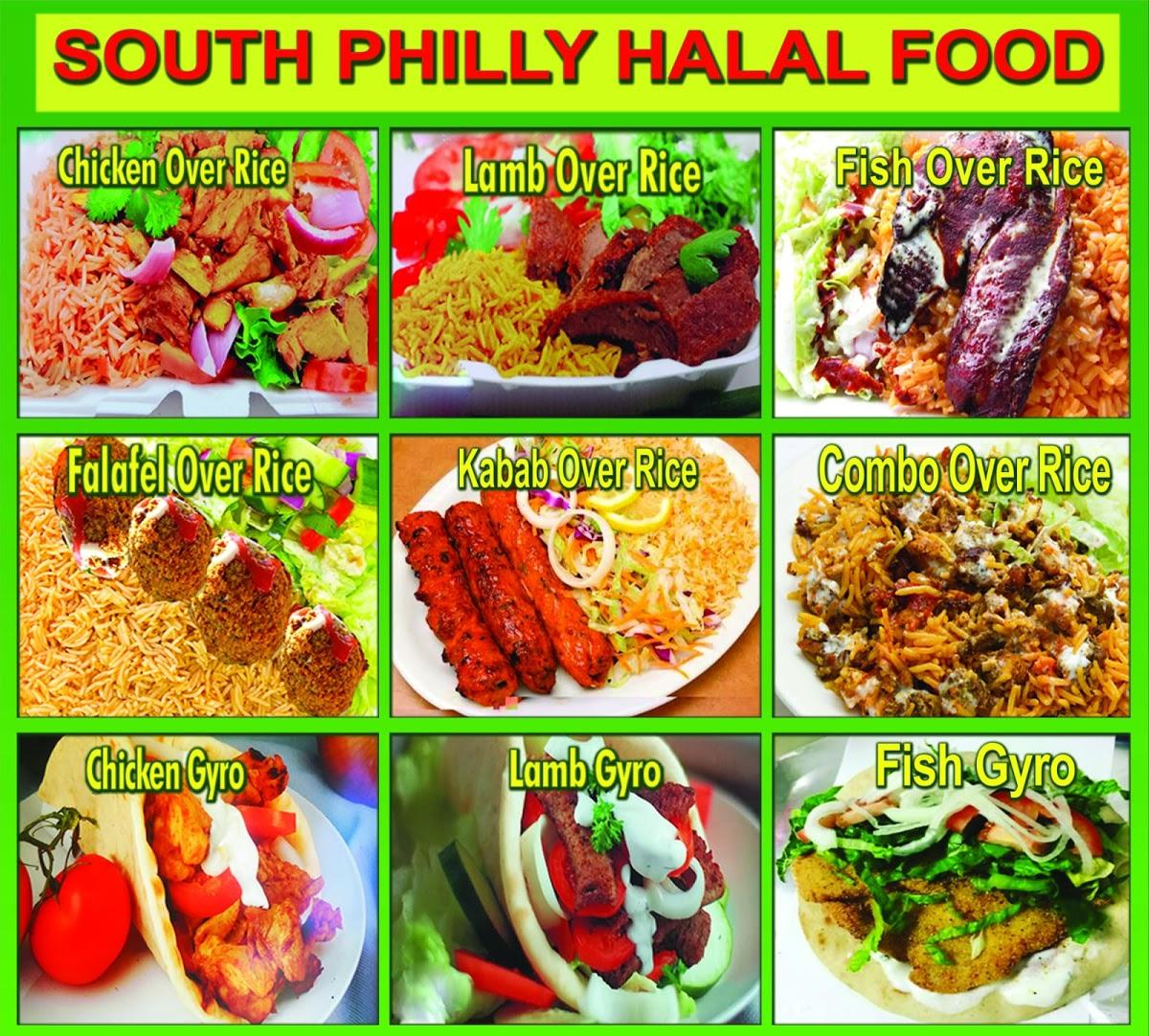 halal food cart menu