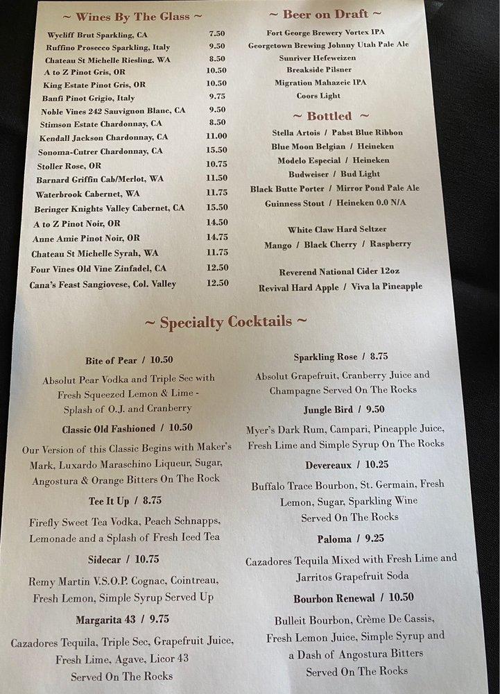 Menu at The Stockpot Restaurant, Beaverton