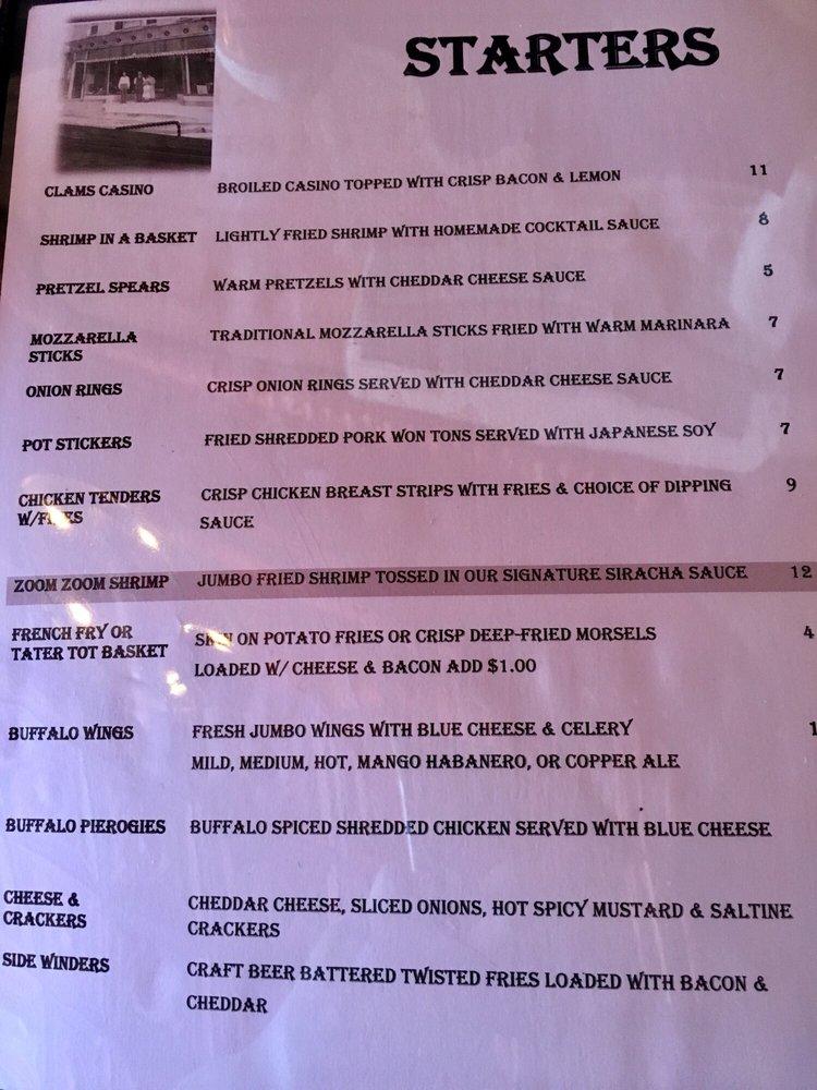 Menu at Copper Ale House pub & bar, Williamson