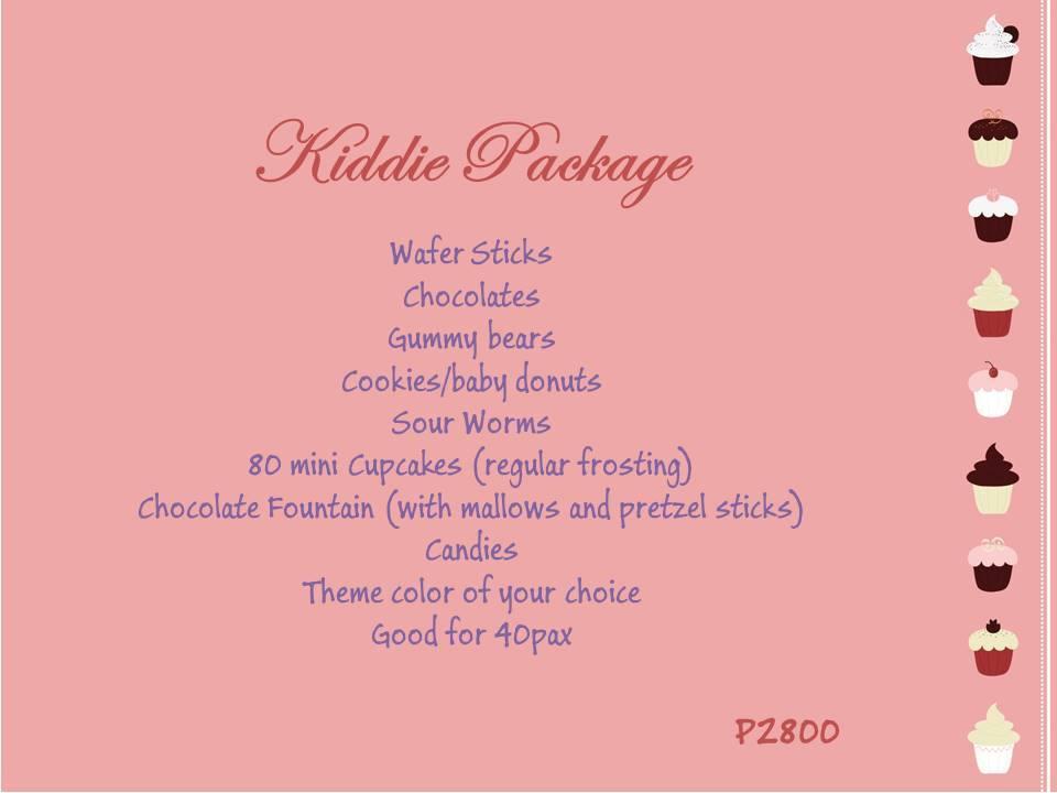 Menu at Sweet Corner, Dessert Buffet, Tuguegarao City