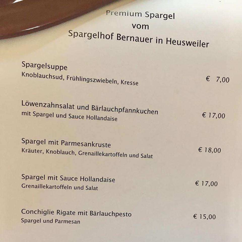 Speisekarte Von Restaurant Roter Hirsch Heusweiler