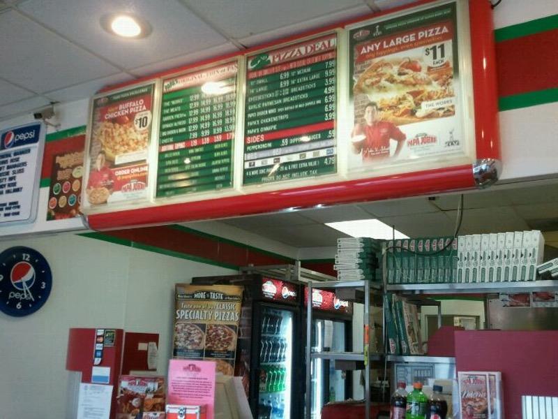 Menu at Papa Johns Pizza pizzeria, Wabash