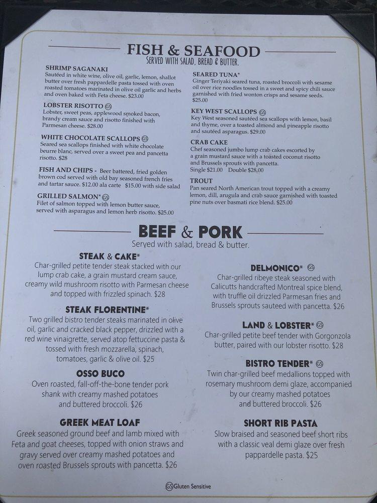 Menu at The Chocolate Avenue Grill pub & bar, Hershey