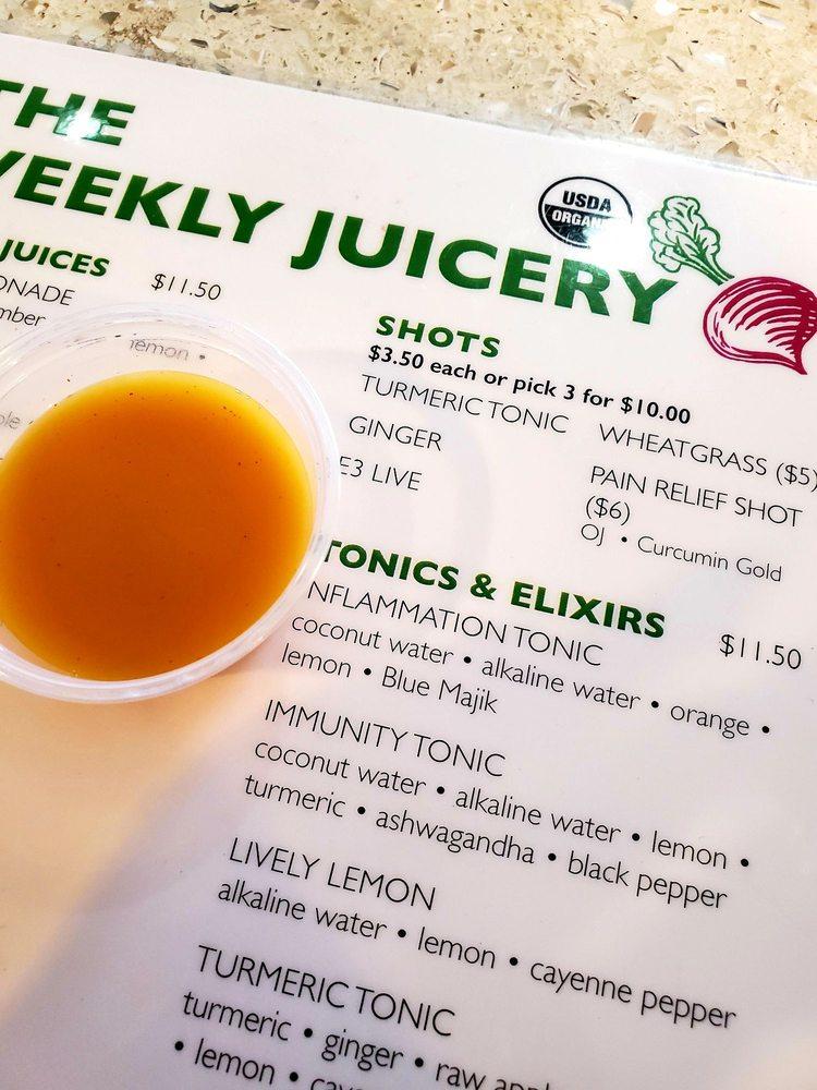 extract juicery menu