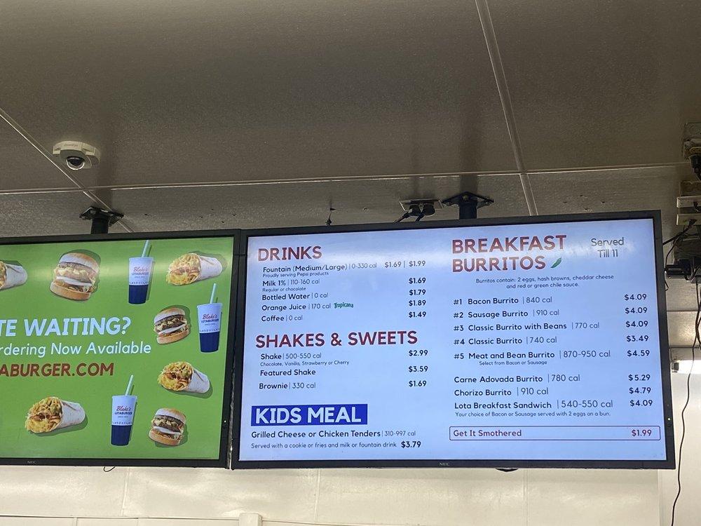 Menu - Blake's Lotaburger