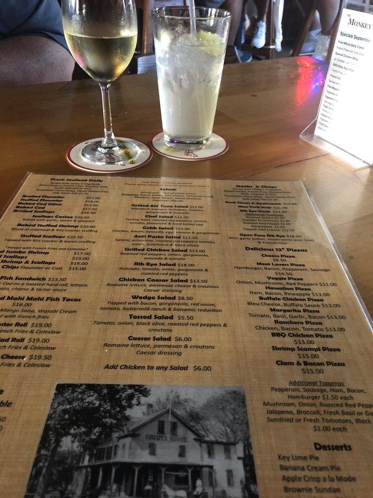 Menu at Monkey Farm pub & bar, Old Saybrook