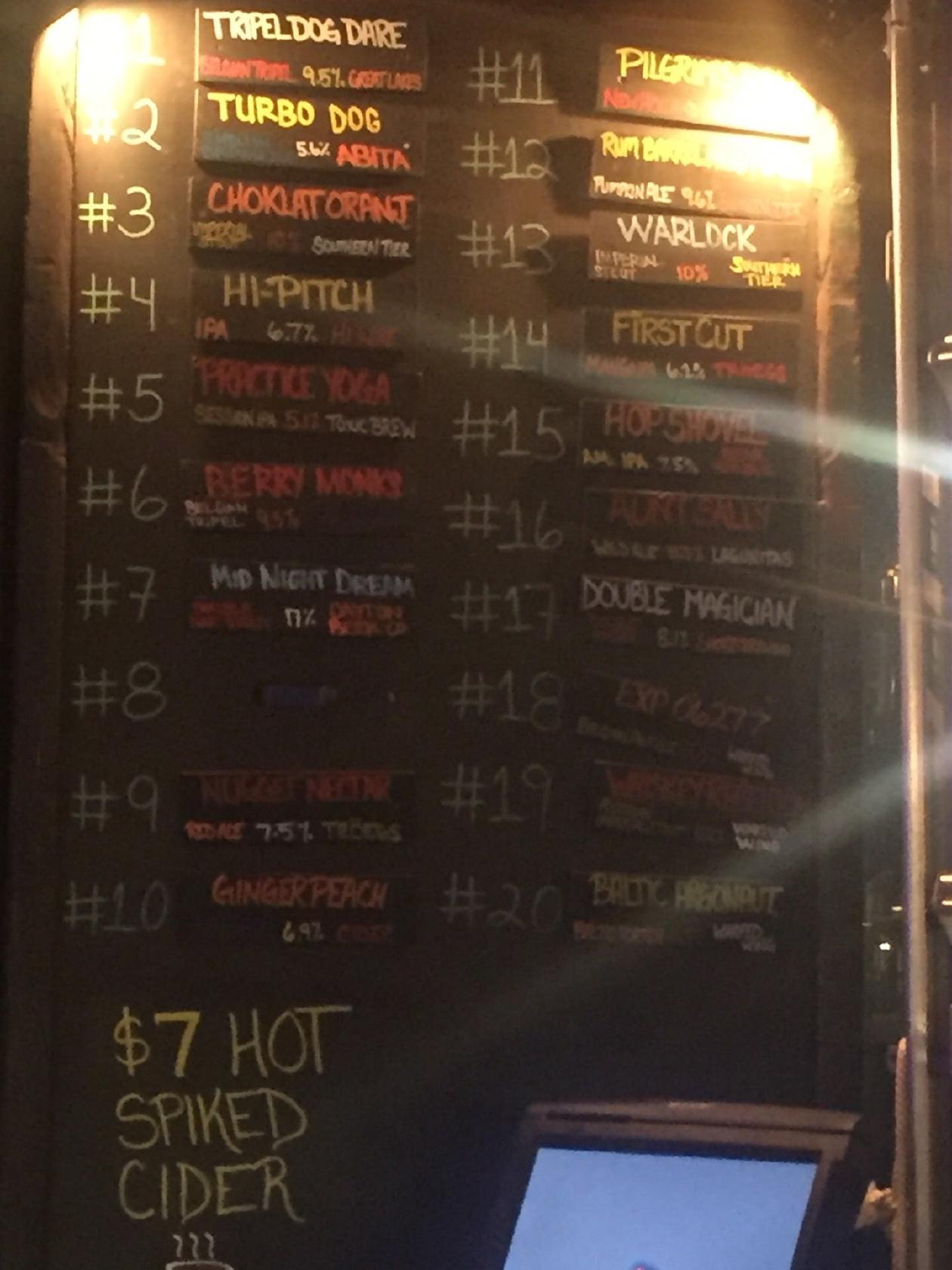 Menu at Basil's On Market restaurant, Dayton