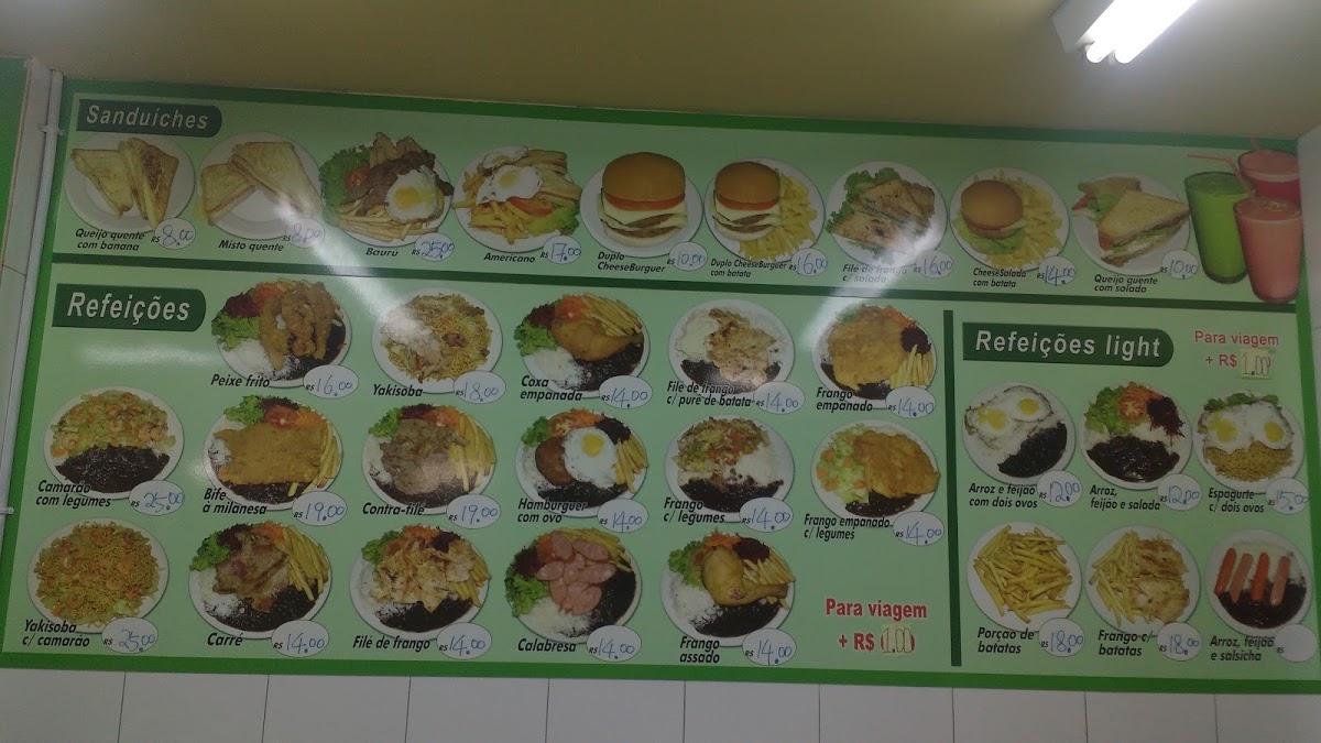 Menu at Comarte Lanches e Refeições restaurant, Rio de Janeiro