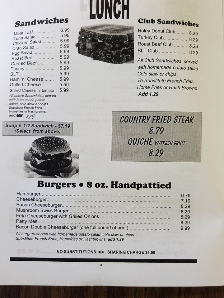 Menu at Eve's Family Restaurant, Oldsmar