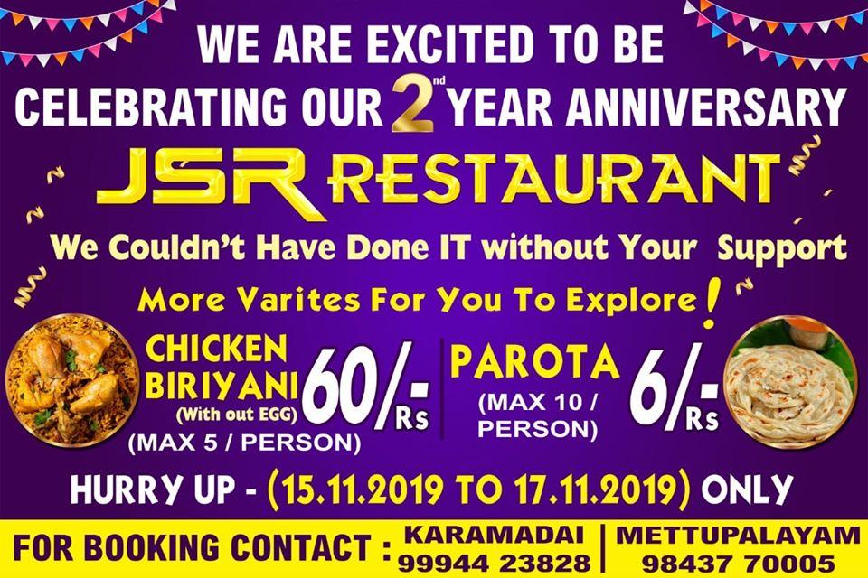 JSR Restaurant Mettupalayam, India Restaurant reviews