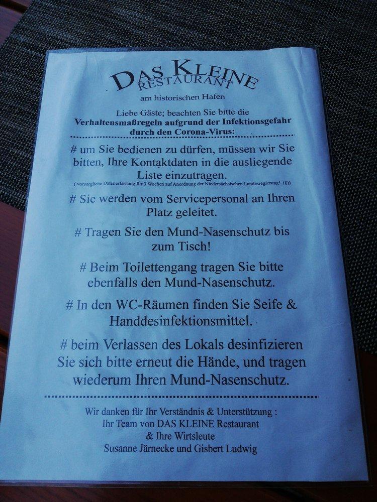 Das Kleine Restaurant Am Historischen Hafen Lüneburg Speisekarte von Das Kleine Restaurant am historischen Hafen, Lüneburg