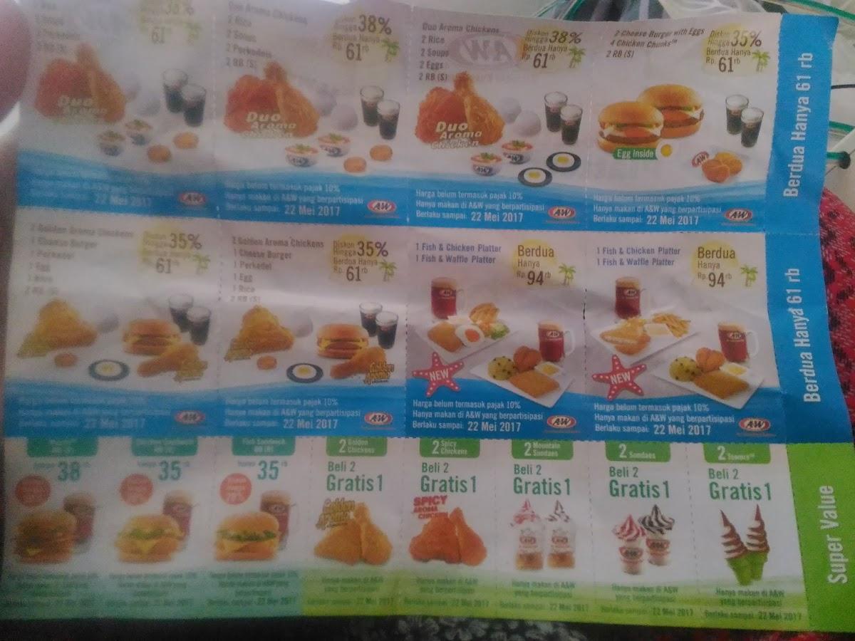 Menu at JJF Shop Coffee Shop cafe, Pekanbaru