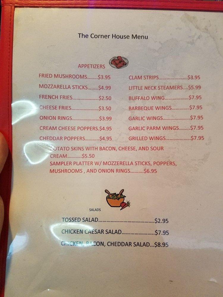 Menu at The Corner House Tavern pub & bar, Mansfield