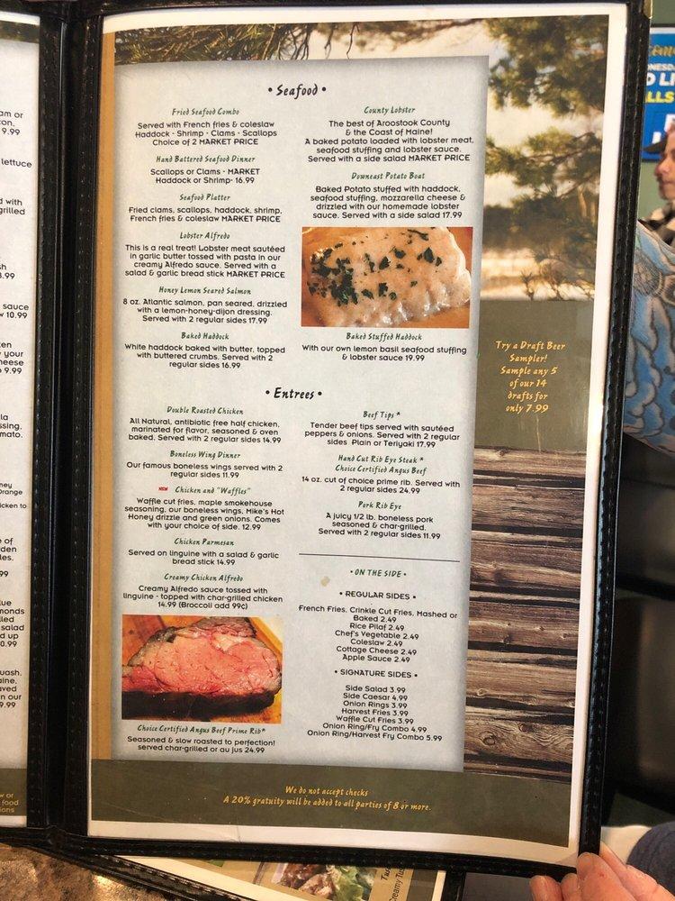 Menu at Gillmor's Restaurant, Lincoln, 236 W Broadway