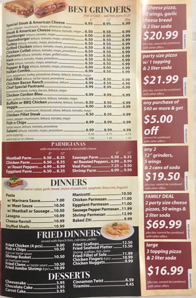 Menu At Pizza Master Pizzeria, Wethersfield