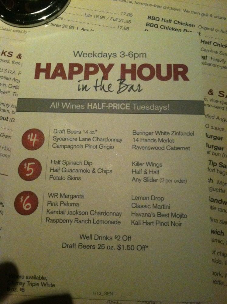 Menu at Wood Ranch pub & bar, Camarillo