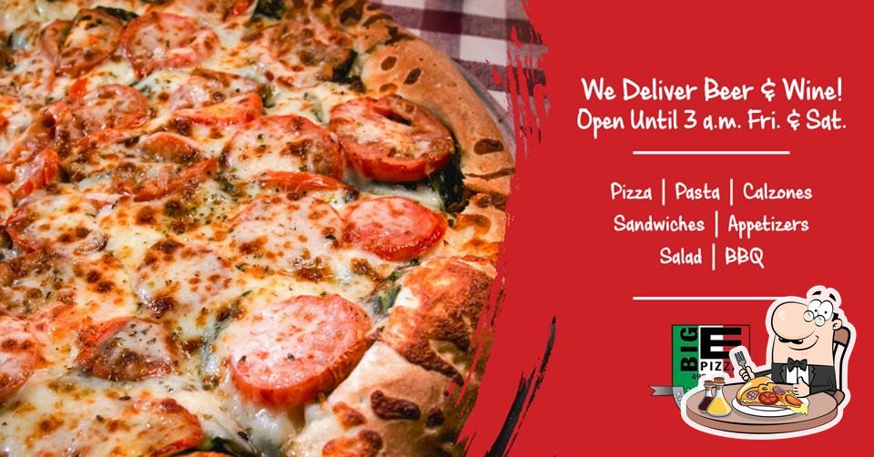 Big E Pizza in Signal Hill Restaurant menu and reviews