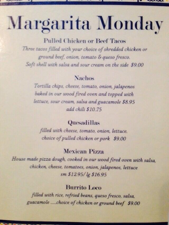 Menu at Roasted Garlic pub & bar, Pittsfield