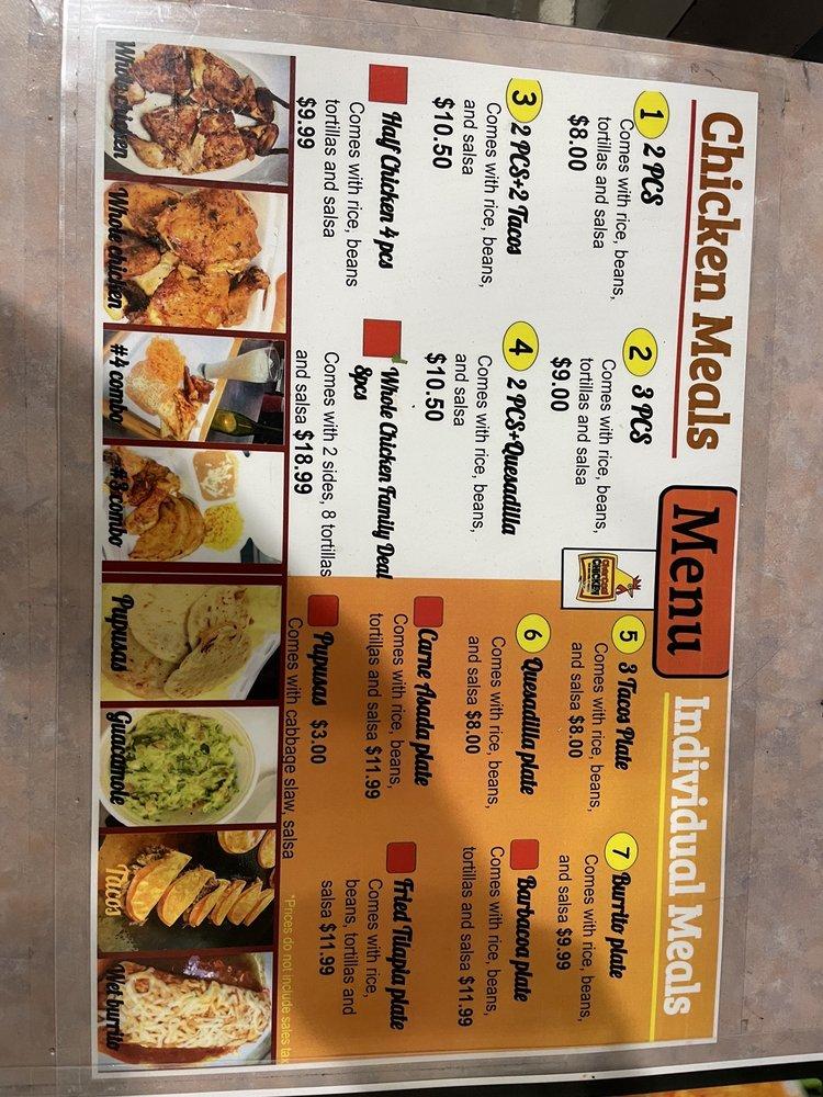 Carta del restaurante Charcoal Grill Chicken, Santa Clarita