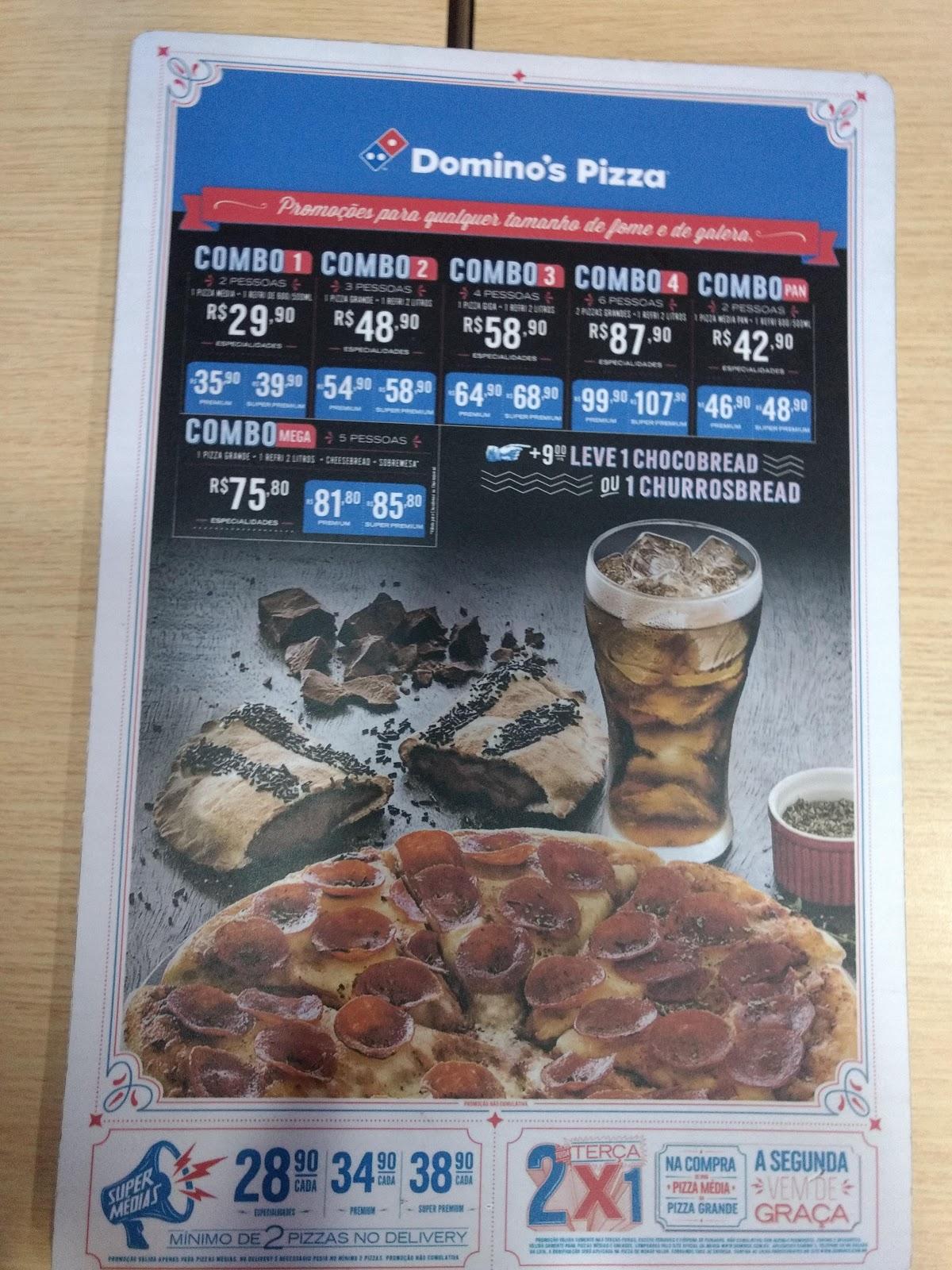 Domino's Pizza - Campo Grande RJ cardápio