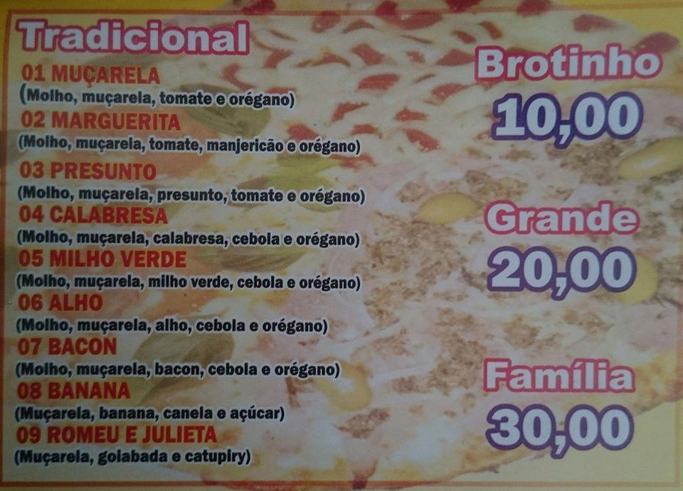 Menu em Gordo Pizzas restaurante, Arraial do Cabo