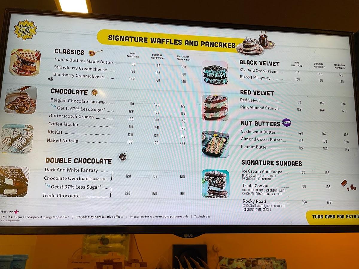 Whatta Waffle! menu